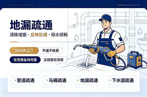 东阳地漏疏通